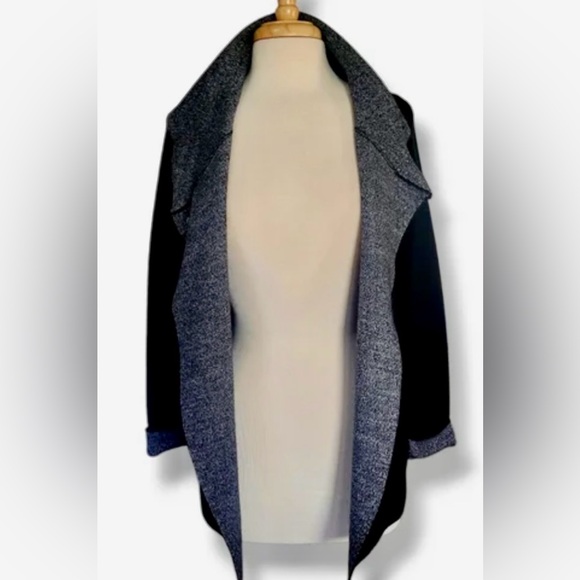 Jones & Co Wool Blend Single Button Sweater Jacket Size Large - Picture 4 of 7